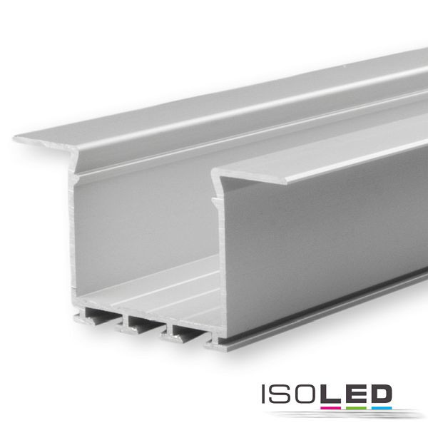 ISOLED LED Einbauprofil WING20 Flansch gerade, eloxiert Länge: 200cm, 112264