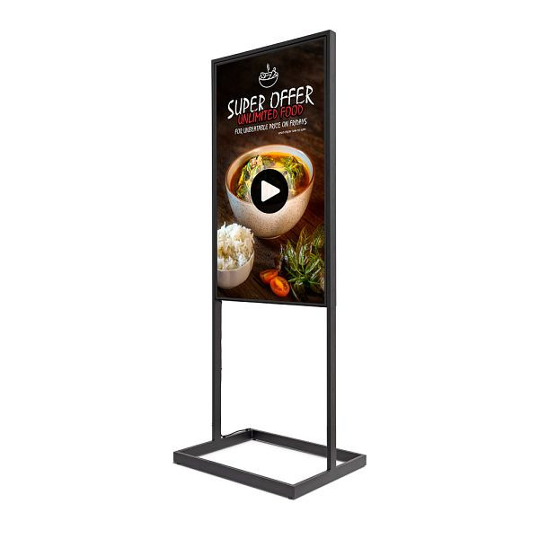 Showdown Displays Digitale Infostele Sky mit 55" Samsung-Bildschirm, DISKYTOTEM55ESF