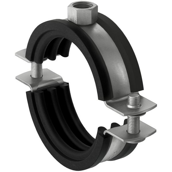 Fischer Rohrschelle FRS 1 1/2" nicht rostender Stahl A2, VE: 25 Stück, 560581