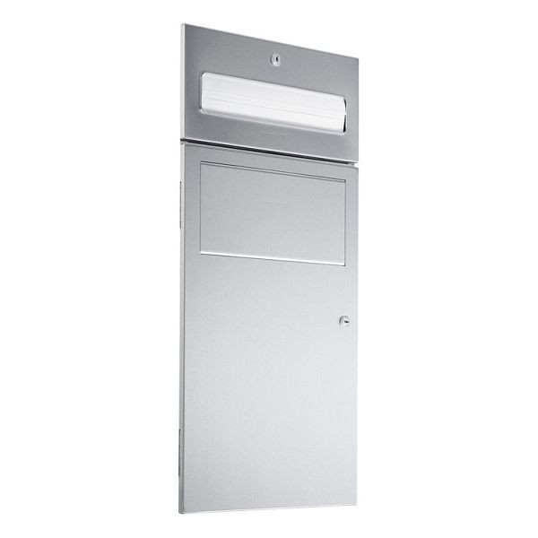 Wagner EWAR Kombination Papier/Abfall WP501, matt geschliffen, 728000