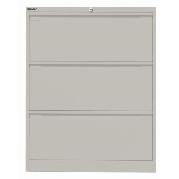 Bisley Hängeregistraturschrank, doppelbahnig, 3 HR-Schubladen, 667 york, DF3667