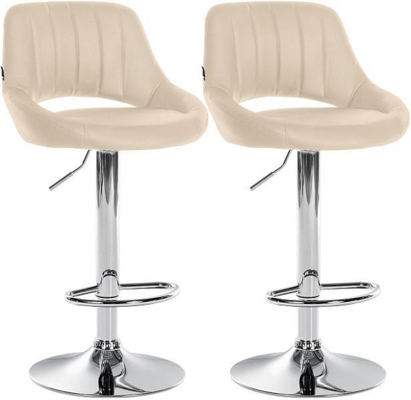 CLP Barhocker Milet Kunstleder C, creme, VE: 2 Stück, 324558