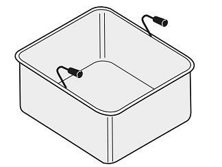 NordCap Korb, für Pastakocher der Serie SNACK 600, B x T x H in mm: 290 x 290 x 200, 472120635