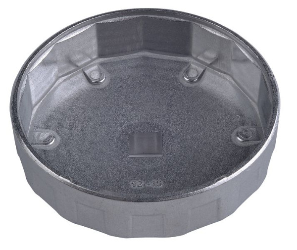 SW-Stahl Ölfilterschlüssel, Alu, 1/2'' Antrieb, 92 mm, 15 Kanten, 08450-92/15