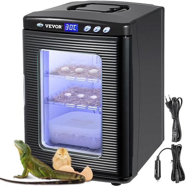 VEVOR Inkubator 25L Inkubator Reptilien Wärmeschrank 5-60 ° C 220V für Bruteier, FHQ25LHSFYQ5-6D01V2