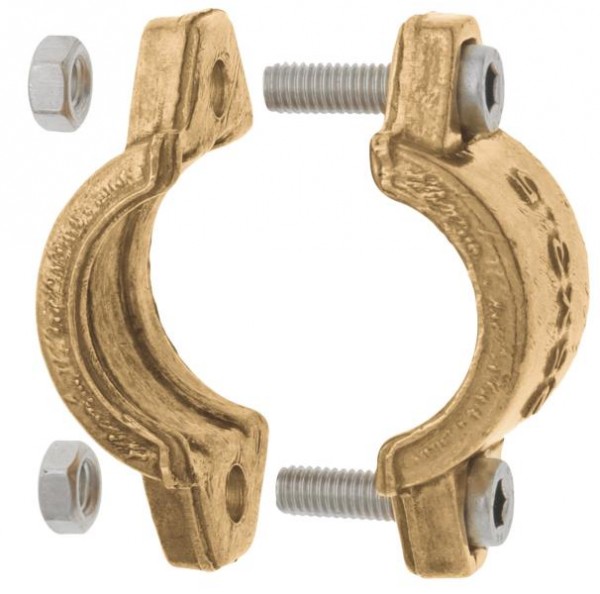 GEKA-Klemmschalen, 38-41mm MS 2-teilig, VE: 5 Stück, 83.8336.9