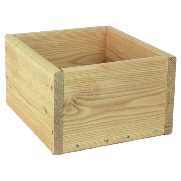 T&J AALBORG-Serie Zaunelement, Lärche Blumenkasten, BxTxH: 21 x 24 x 14 cm, 29367