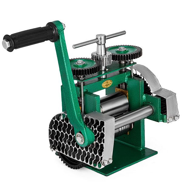 VEVOR Manuelle Kombination Walzwerk Rollenbreite 120 mm Rollendurchmesser 55 mm, SDYJYPYXJ80MM0001V0