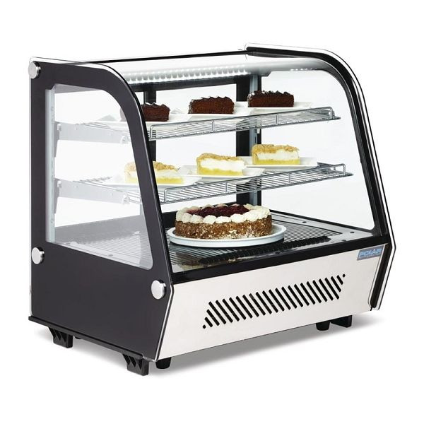 Polar Kühlvitrine Tischmodell 120L, schwarz, R600a, 160 W, CD229