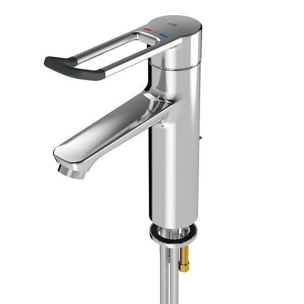 KWC Thermostat-Standbatterie, F4, Einhebelmischer, 135 mm, Hebel 148 mm, Zugstange, 2030067801