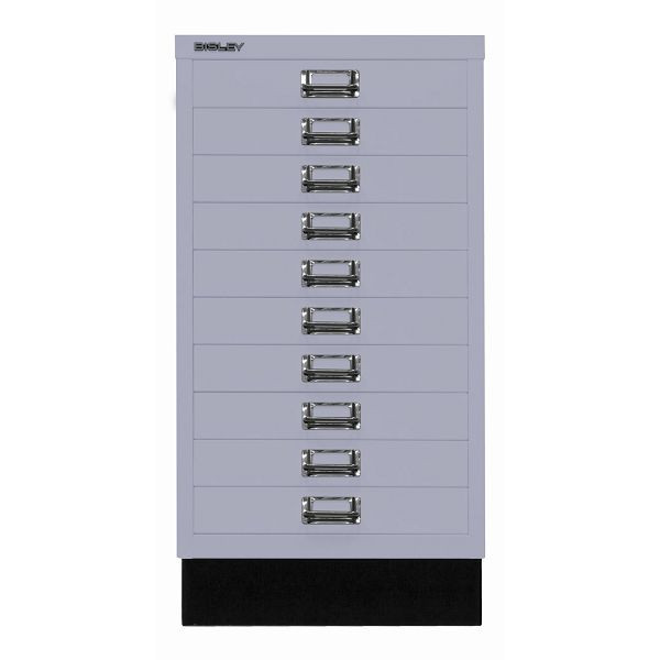 Bisley MultiDrawer™, Inkl. Sockel, DIN A3, 10 Schubladen, 656 lilac, L29A310S656
