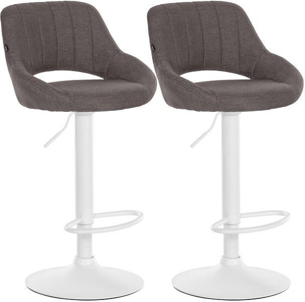 CLP Barhocker Milet Stoff W, dunkelgrau, VE: 2 Stück, 324420