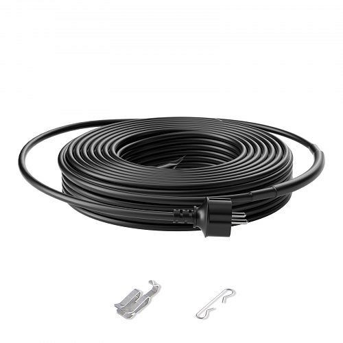 VEVOR Frostschutz Heizkabel 4m, Selbstregulierend, 16/26 W/m, für Rohre, Dächer, Dachrinnen Enteisung, Schneeschmelze, ZDWWGWQGDJRDW3R5GV2