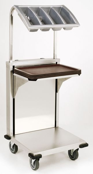 Saro Tablettspender 304er Edelstahl + Besteckkasten TAB2, 452-1205