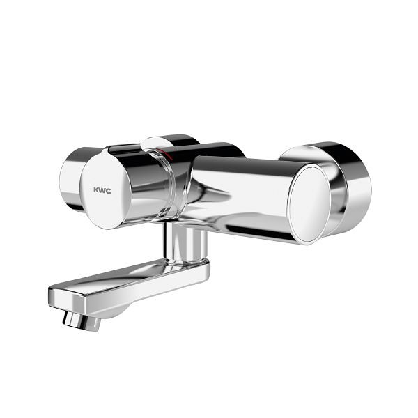 KWC Wandbatterie, F5, hydraulisch, Mischer, Schwenkauslauf, 195 mm, 3l, 2030040316