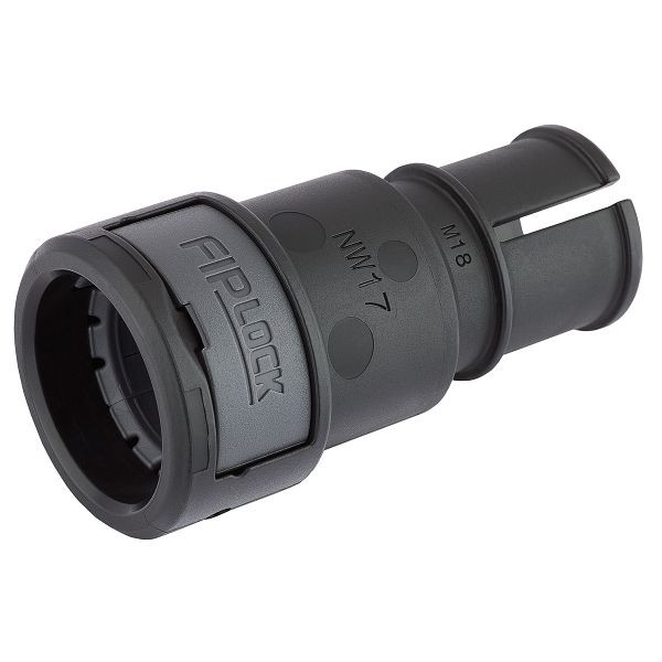 LAPP Schlauchverschraubung FIPLOCK ONE-CT 12/M16, schwarz, VE: 10 Stück, 61805051