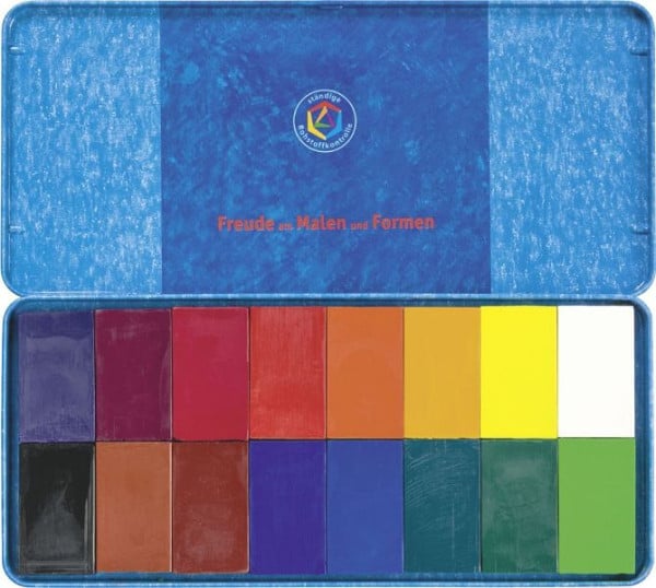 Stockmar Wachsmalblöcke - 16 Farben, 35000, 4019365350008