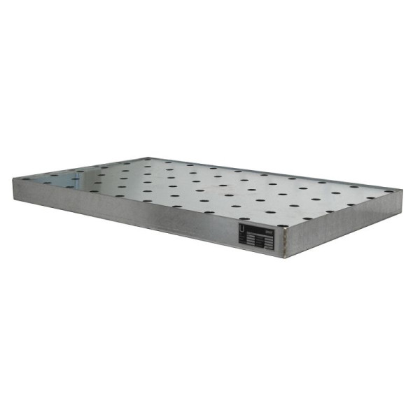 STEIN HGS Kleingebindewanne KGW, für Kleingebinde, 27 Liter, Gesamthöhe 70 mm, verzinkt, Lochblecheinsatz, 79214.0015