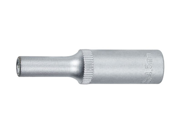 SW-Stahl Steckschlüsseleinsatz, 1/4", 4,5 mm, tief, 05430-4,5