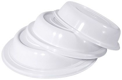 Contacto Tellerglocke, weiß 22 cm, 6440/220