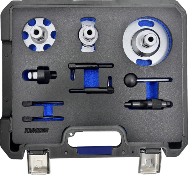 Kunzer Motor-Einstellwerkzeugsatz AUDI / VW Für 3.0-Liter-TDI-V6- Dieselmotoren, geeignet für verschiedene VAG-Modelle, 77M826