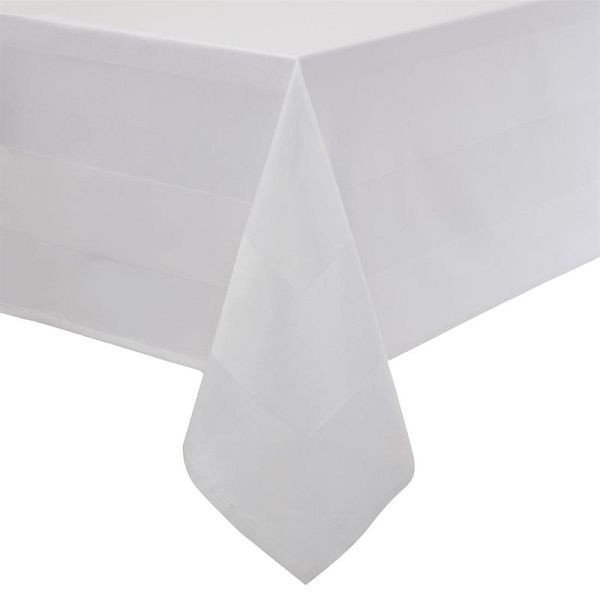 Mitre Luxury Satin Band Tischdecke weiß 91 x 91cm, GW417