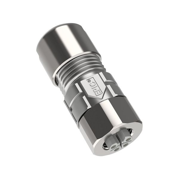 LAPP Rundsteckverbinder EPIC® POWER M12L D6 4P 10,5-11, VE: 20 Stück, 44423170