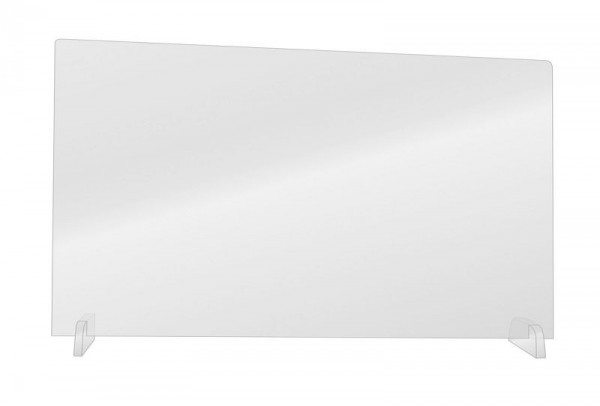 Eichner Hygieneschutzwand für Bürotische und Arbeitsplätze, 1000 x 660mm, 9127-01797-100