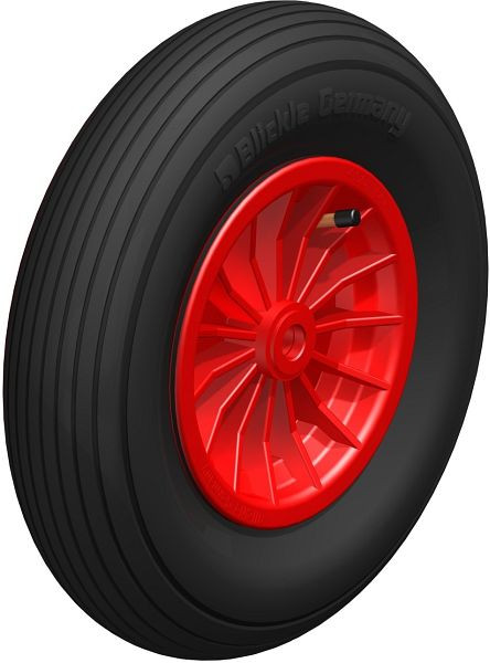 Blickle PK 400/20-75R-ROT Rad, Luftreifen, Schwarz, 548248