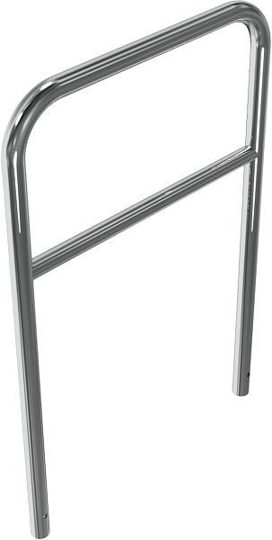 Schake Edelstahlbügel Ø 48 mm zum Einbetonieren, mit Querholm, Gesamtbreite 800 mm, 449_21