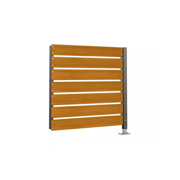 STEIN HGS Verkleidungen Modulo Container Überdachungen einseitig, zum Einbetonieren, Mahagoni, purpurrot (RAL 3004), 78163.0001