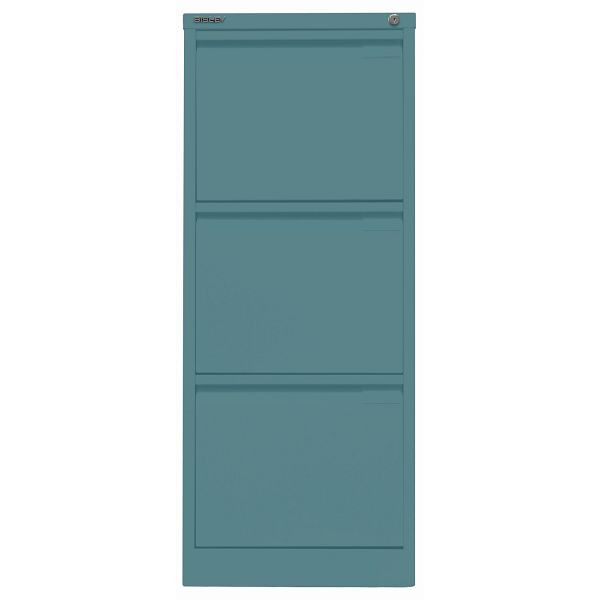 Bisley Hängeregistraturschrank, einbahnig, 3 HR-Schubladen, 674 doulton, 3633674