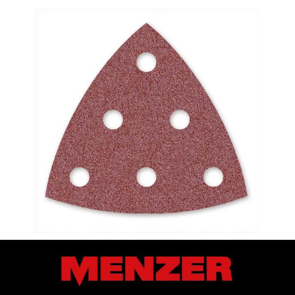 Menzer Klett-Schleifblatt, 93 mm, 6 Loch, Körnung 24, Normalkorund, VE: 25, 261101024
