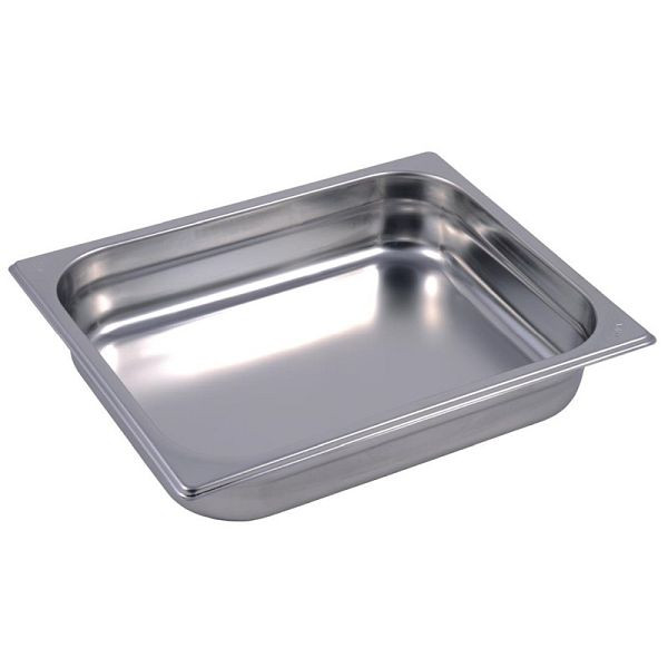 Gastro M Edelstahl GN-Behälter 4cm GN1/2, verstärkte Kanten, GR714
