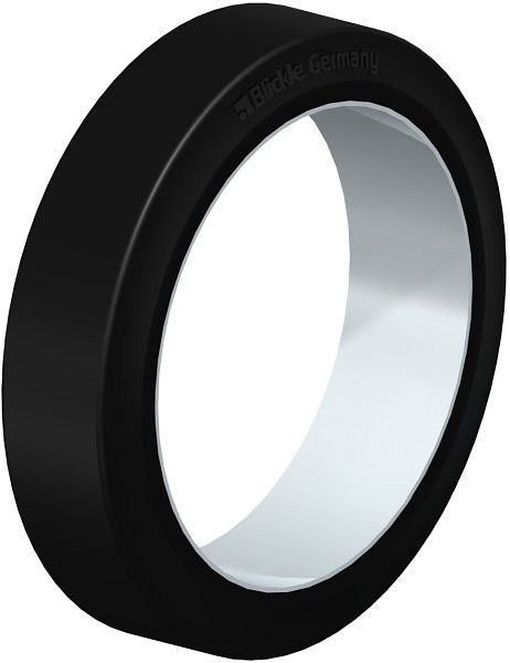 Blickle BEV 250x60/190-ZST Bandage / Reifen aus Elastik-Vollgummi, Schwarz, 373605