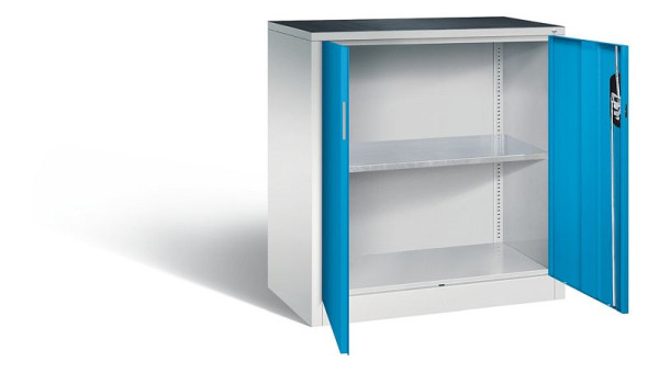 C+P Werkzeugschrank Acurado, H1000xB930xT500mm, Farbe: Lichtgrau / Lichtblau, Muldengriff, 8821-000 S10201