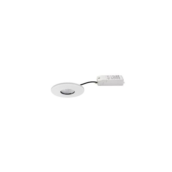 Brumberg LED-Einbaustrahler 4,5W 2700-4000K 510lm Konverter weiß 1LED Alu IP20 hochglänzend, rund, 144594