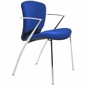 Rocada Besucherstühle blau, Breite 520 mm, VE: 2 Stück, 966/3