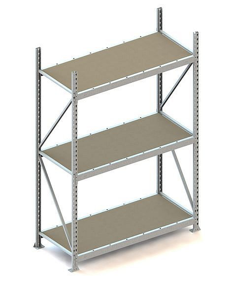 Meta MINI-RACK GR 2200x1400x650 mm, verzinkt, mit Spanplatten, Bodenanzahl: 3, 20051223