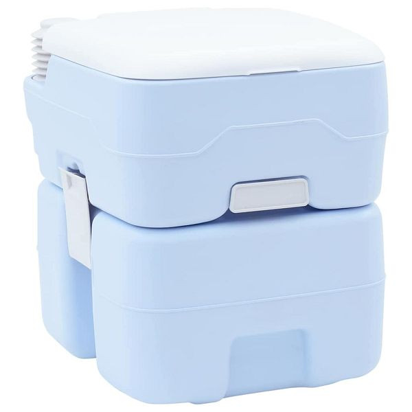 vidaXL Portables Campingklo Hellblau 41,5 x 36,5 x 42 cm, 42001428