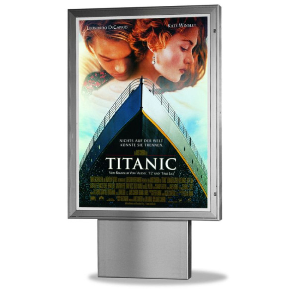 Stein HGS Infomedia System -Citylight-, 841x1190mm (DIN A0)/1010x1330mm, Wandmontagevorrichtung,inkl. Bohrungen (Nutzung nur einseitig), 21484-01