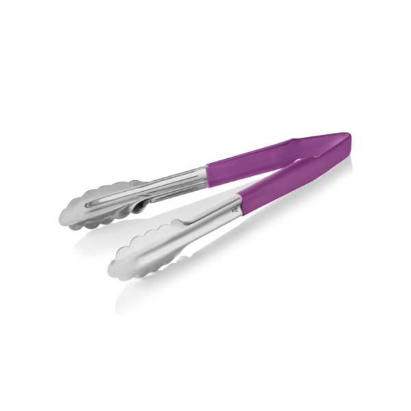 WAS HACCP Universalzange HACCP TONGS, 23 cm, lila, Chromstahl 18/0, 1542723