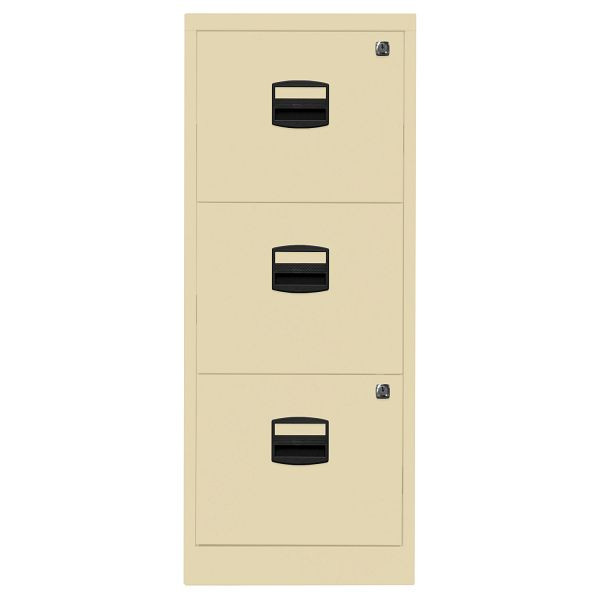 Bisley Home Hängeregistraturschrank PFA, 3 HR-Schubladen, 606 creme, PFA3F606