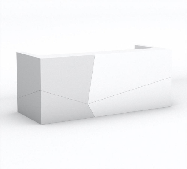 Deskin Theke EVO, Lichtgrau, 2600 x 1000 x 1100 mm, 281638