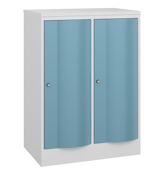 C+P Garderobenschrank Resisto, H1077xB772xT540mm, 9016/0010, 8271-272 S10132