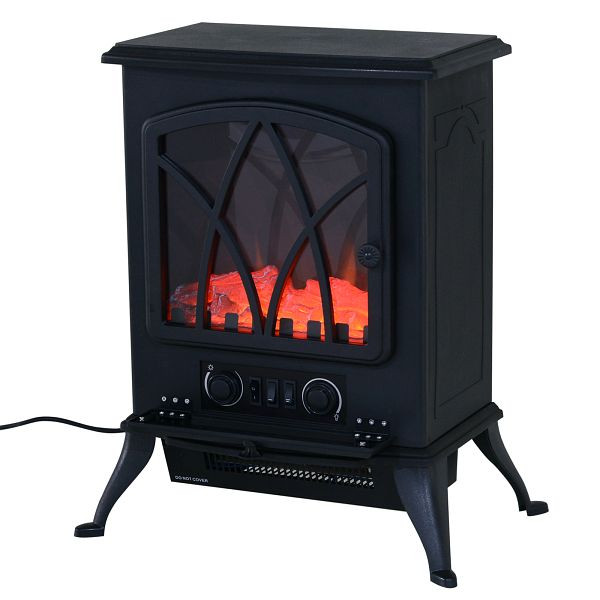 HOMCOM Elektrokamin Kamin Kaminofen Elektrischer Wandkamin (Modell6), 820-051