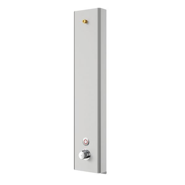 KWC DUPA, F5, elektronisch gesteuert, Edelstahl, Thermostatbatterie, für Duschkopf, Spezialschrauben, 24 VDC, 2030070431