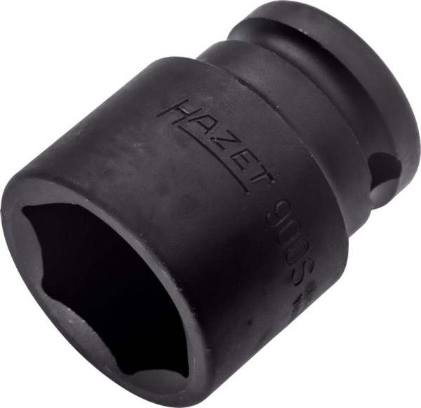 Hazet Schlag-, Maschinenschrauber Steckschlüsseleinsatz, Sechskant, Vierkant hohl 12,5 mm, Außen-Sechskant-Tractionsprofil, 25 mm, 900S-25