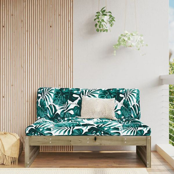 vidaXL Mittelsofa 120x80 cm Kiefernholz Imprägniert, 825764