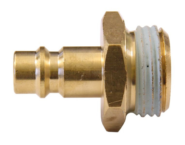 ELMAG Stecknippel, AG 3/8', Messing, 2 Stück, 46018, 9004853460180